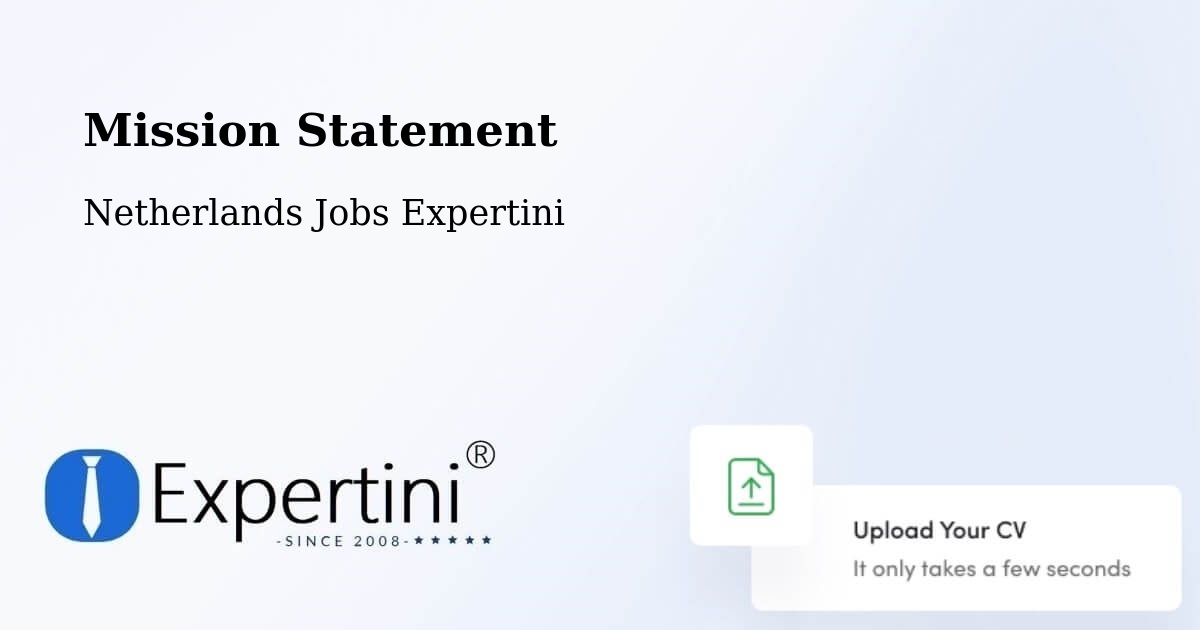 Corporate Mission – Hinderdam - Netherlands Jobs Expertini